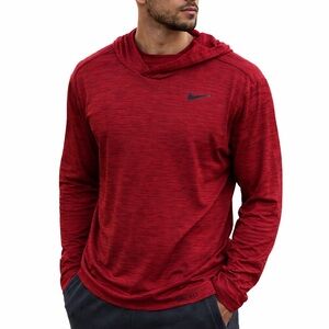 Nike Crimson Long Sleeve Lightweight Pullover Hoodie